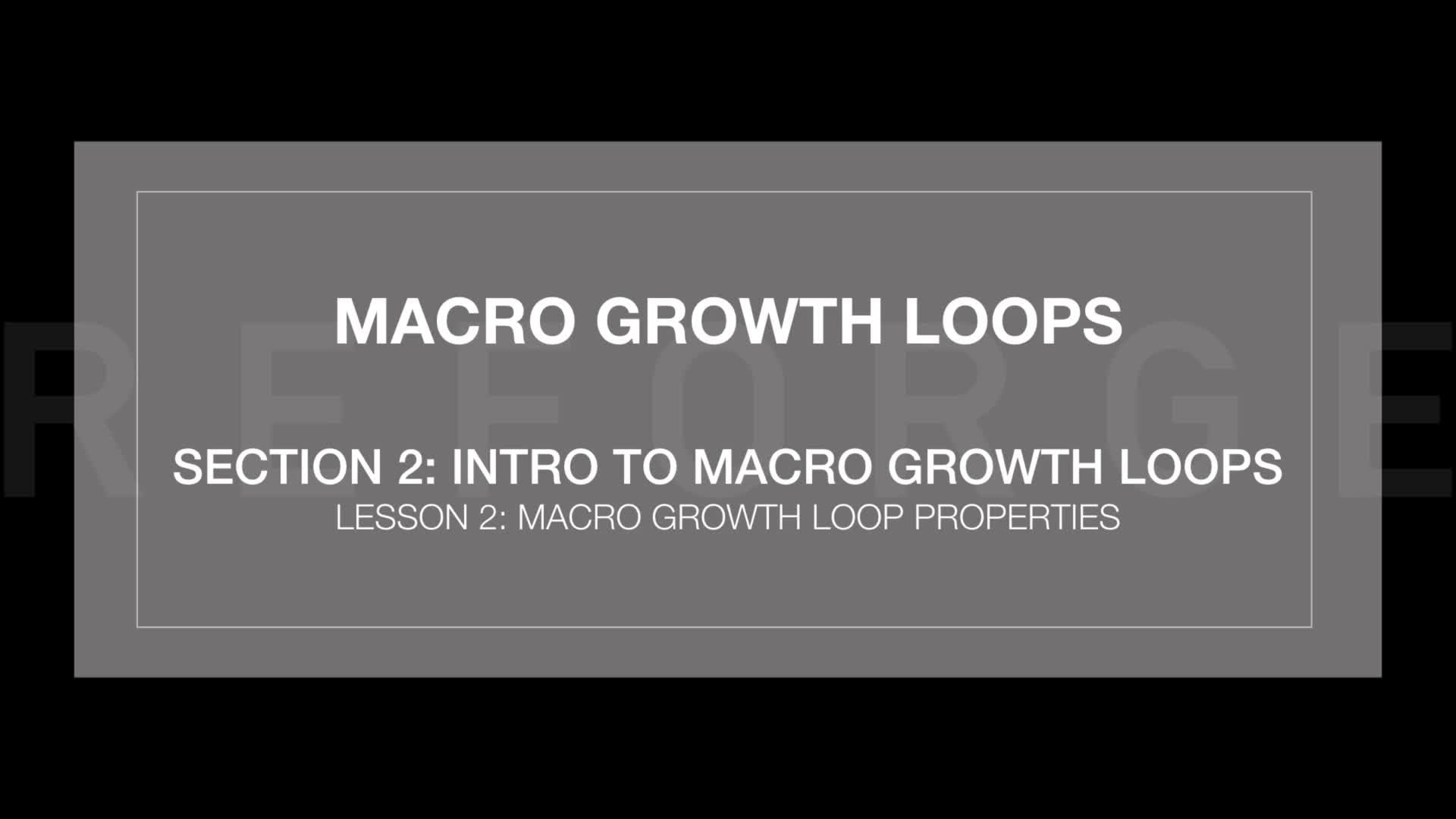 Growth Strategy - Macro Growth Loops(2)