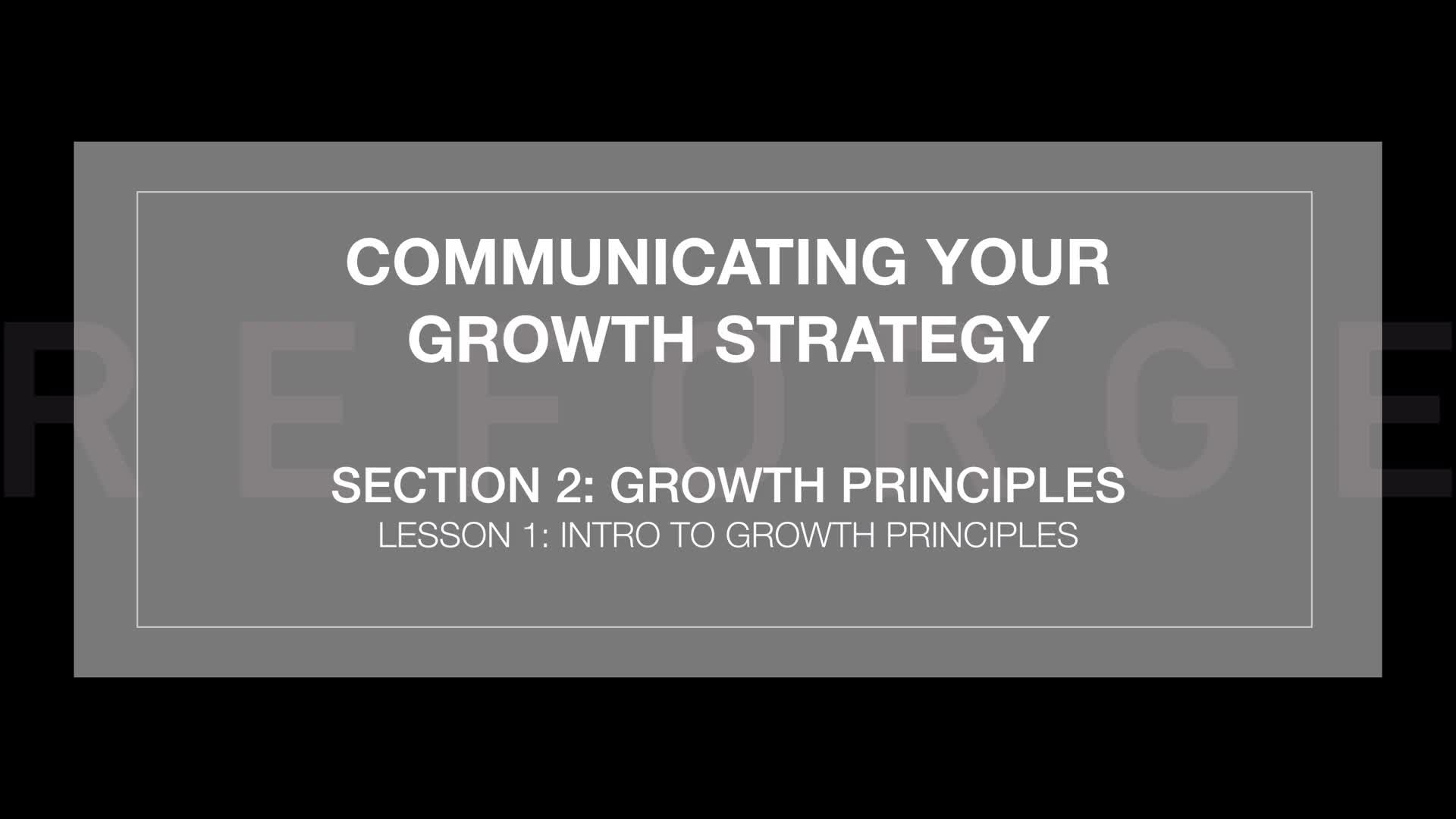 Growth Strategy - Communicating Your Growth Strategy(1)