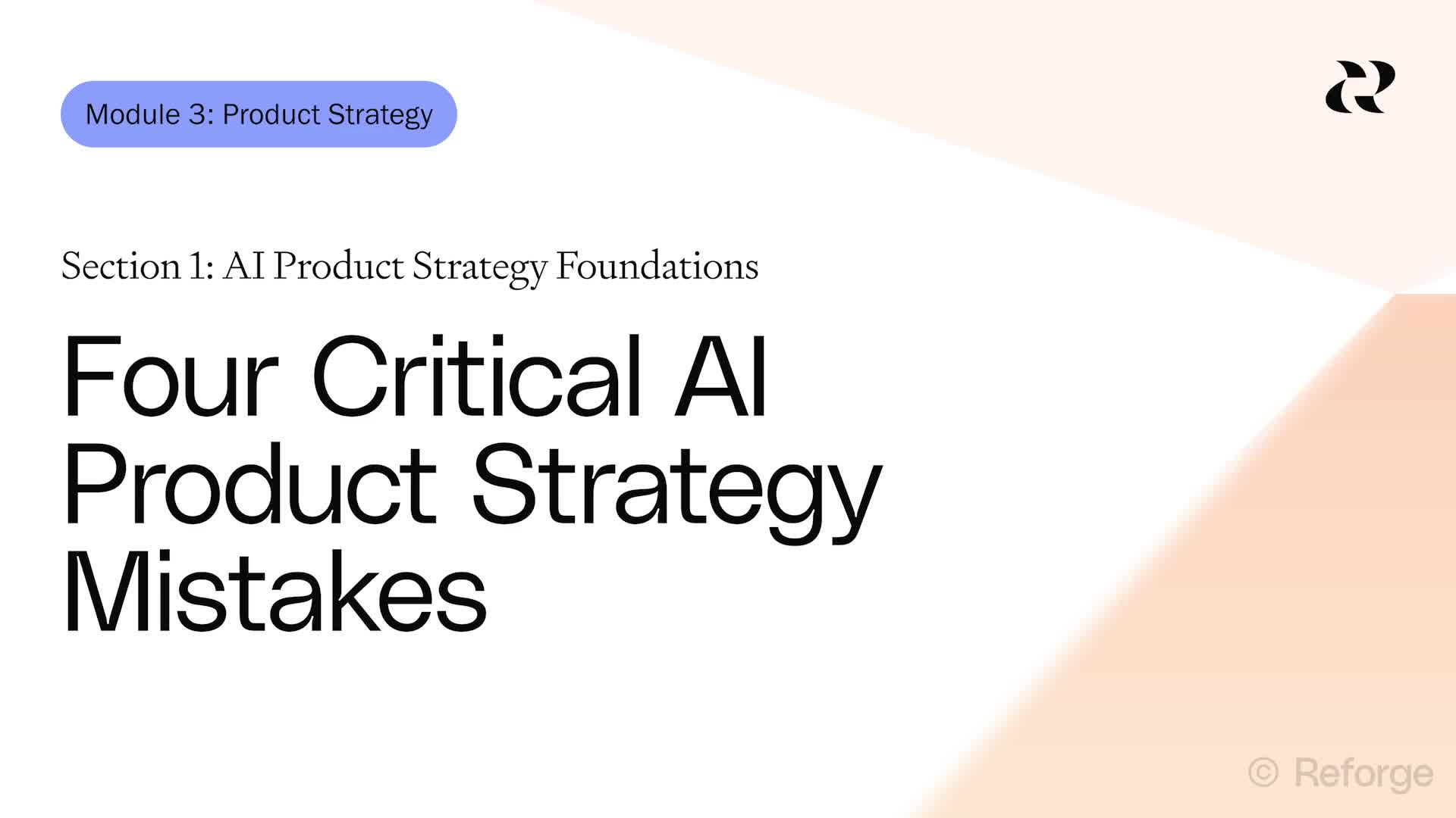 AI Strategy - Product Strategy