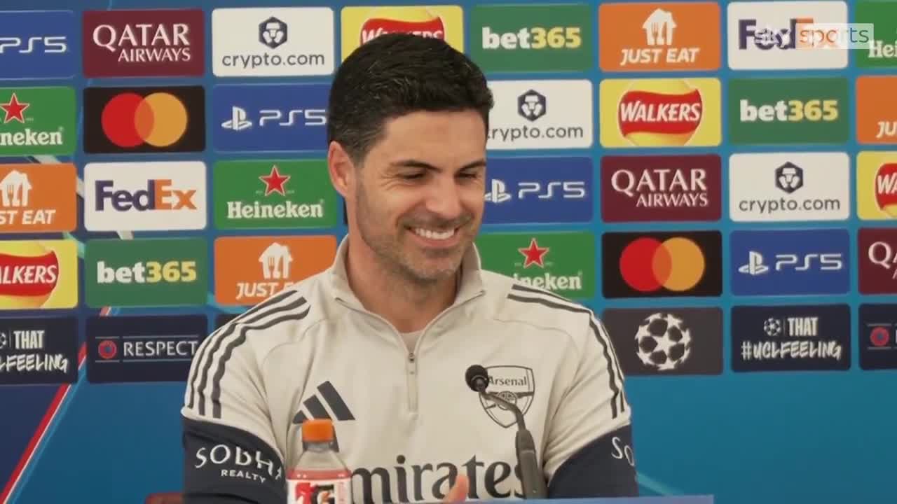 Mikel Arteta tells us about the moment he found out Arsenal had won the league from his son