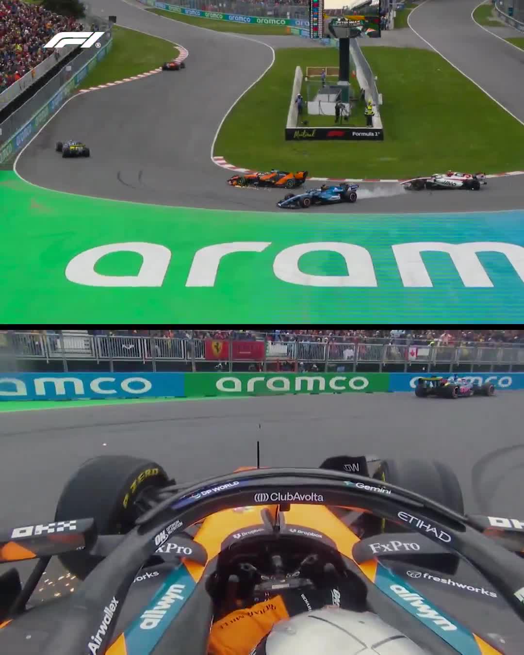 Unfortunate contact between Oscar Piastri and Alex Albon ended the latter's race on the spot