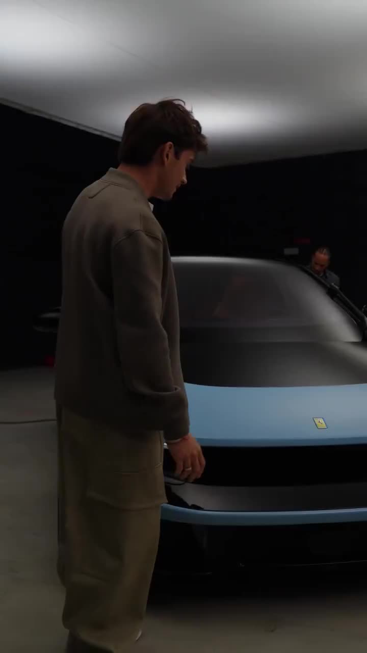 Lewis and Charles revealed fully electric Ferrari Luce.