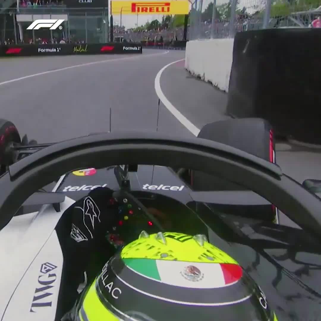 Checo’s race ends early after dramatic incident.