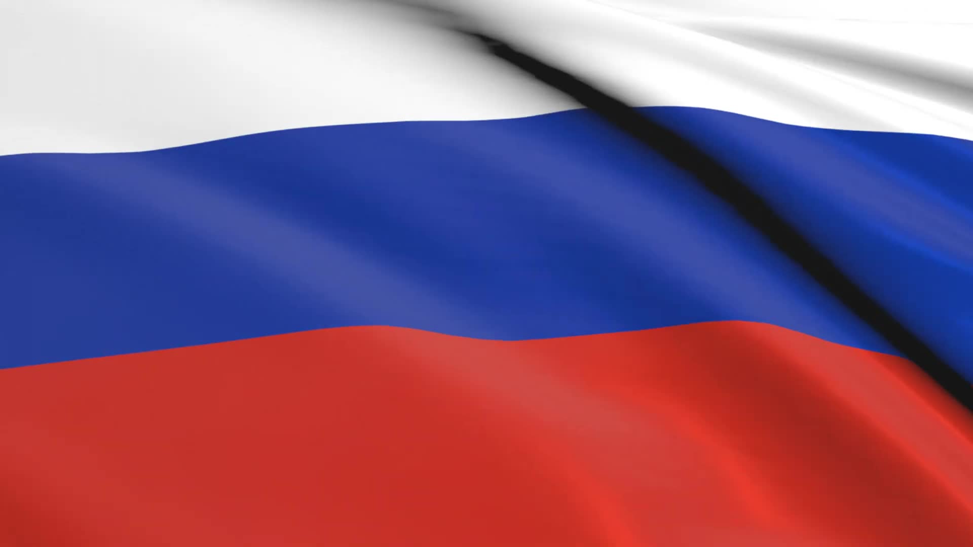 Flag of Russia waving in the wind - Flag animation - Motion background - 4K UHD - Flag Footage (1080p, h264, youtube)