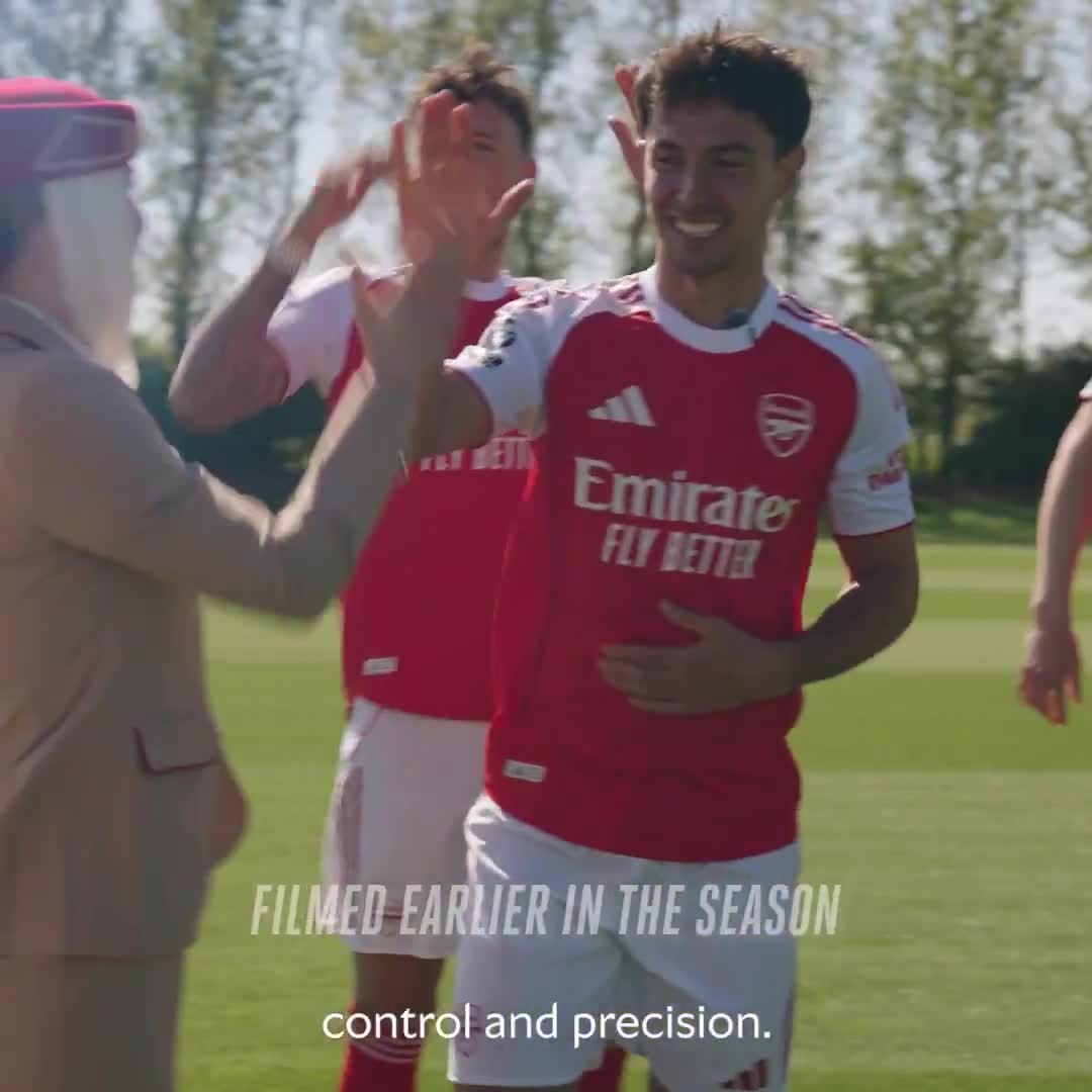Filmed earlier this season, Ben White, Martin Zubimendi and Kai Havertz take on the Drone Drop challenge