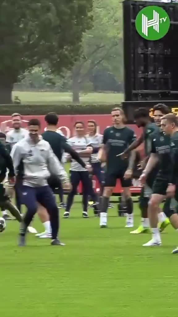 The best training moments from Arsenal's run to the Champions League Final