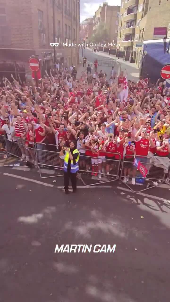 Martin's view from the Champions Parade