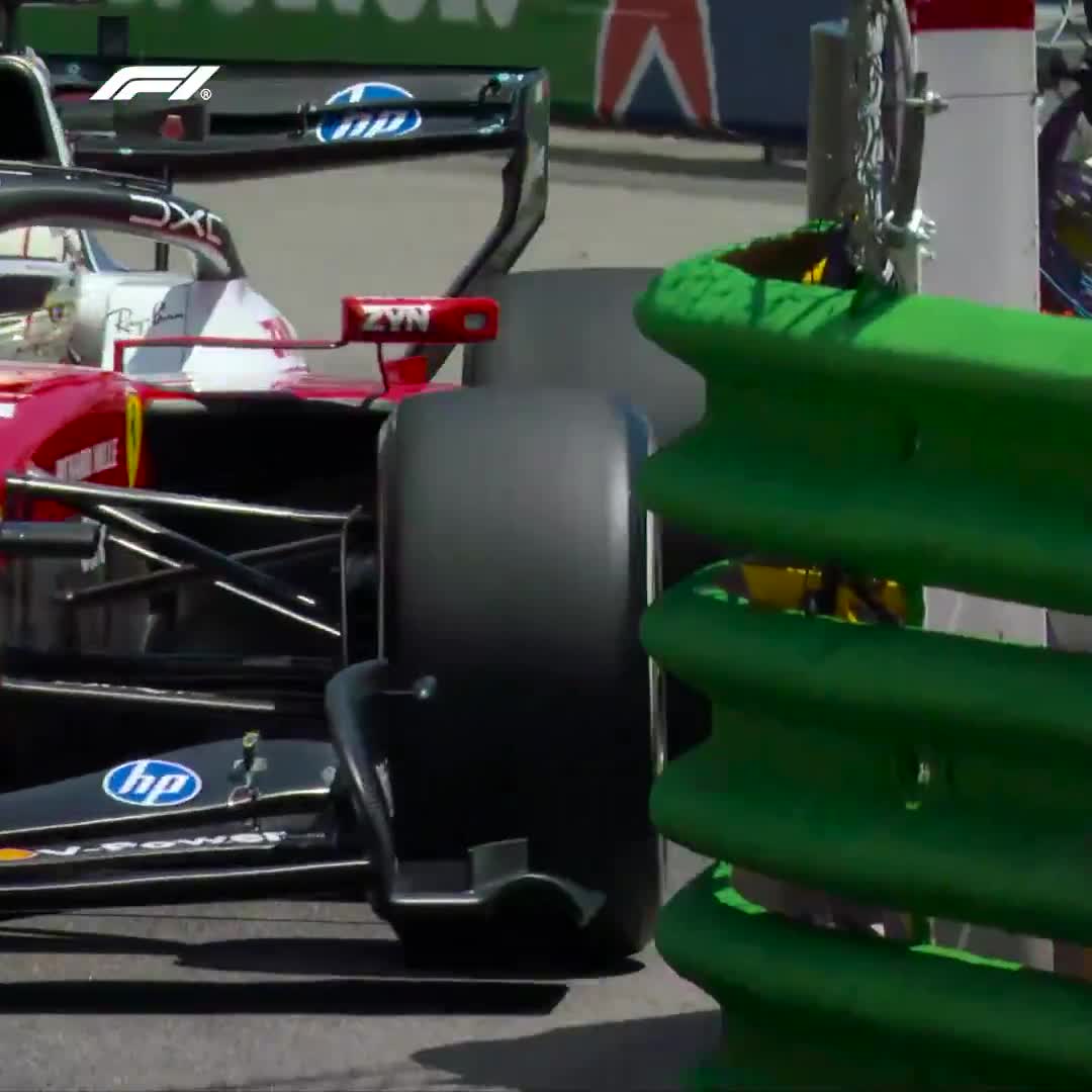 Millimetres from the barrier, Charles