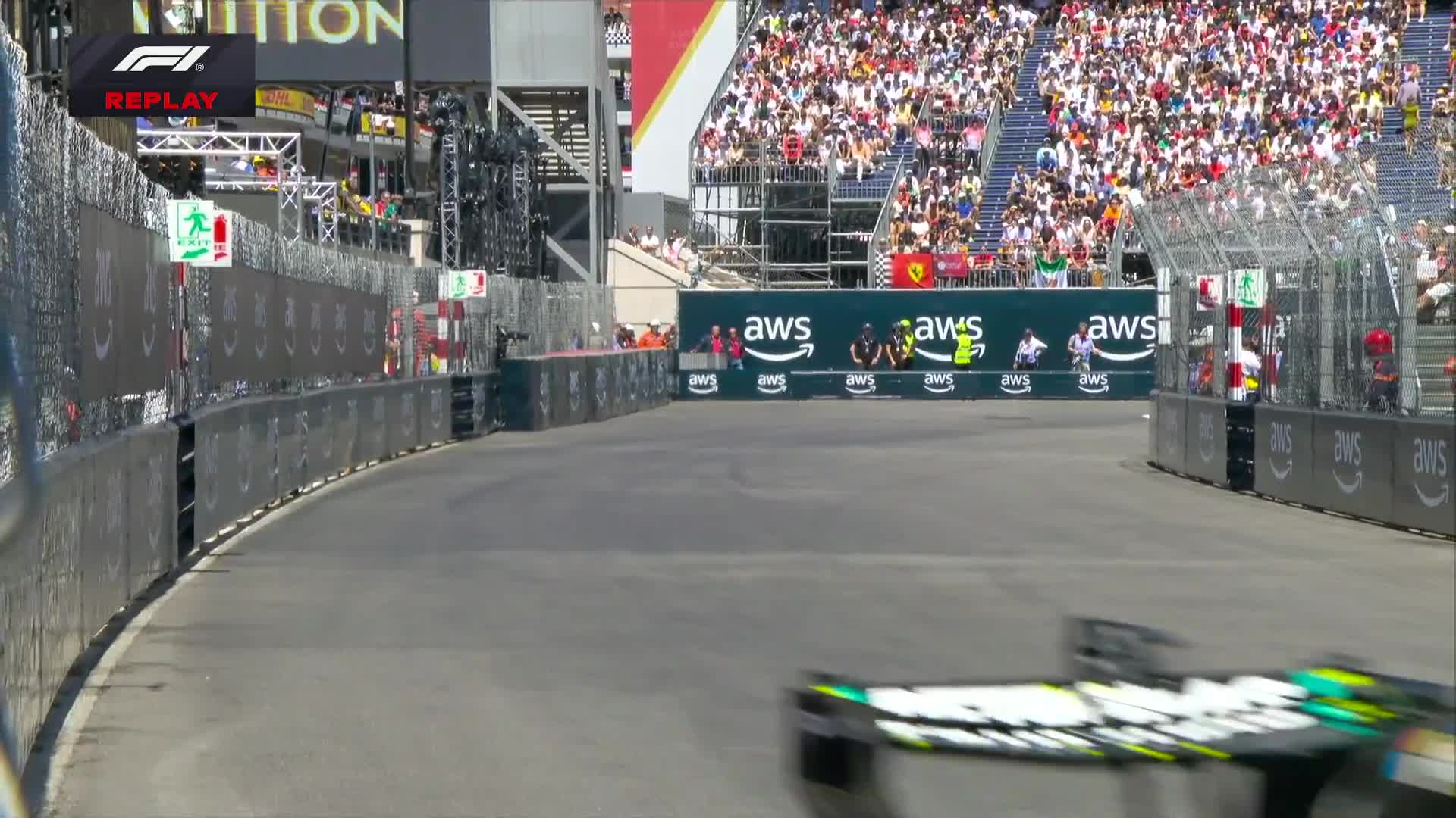 A touch of the barrier for Russell