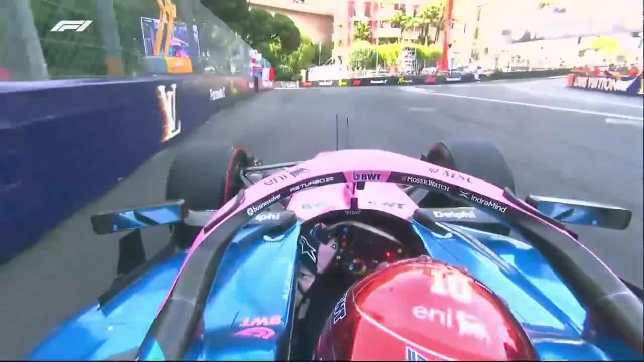 Pierre Gasly continuously celebrates on the cooldown lap before being informed of a penalty dropping him off the podium