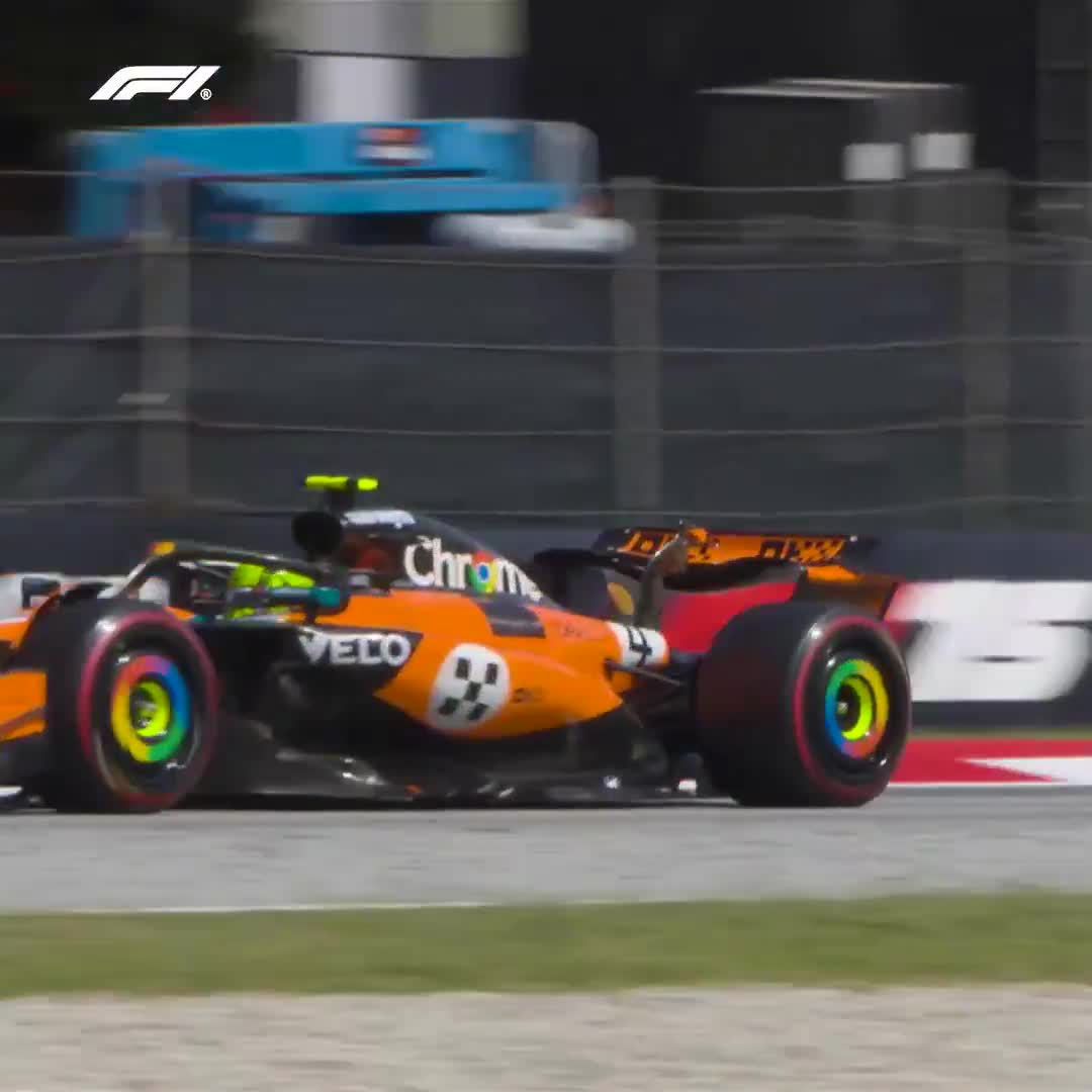 The collision between Max Verstappen and George Russell in Barcelona last year