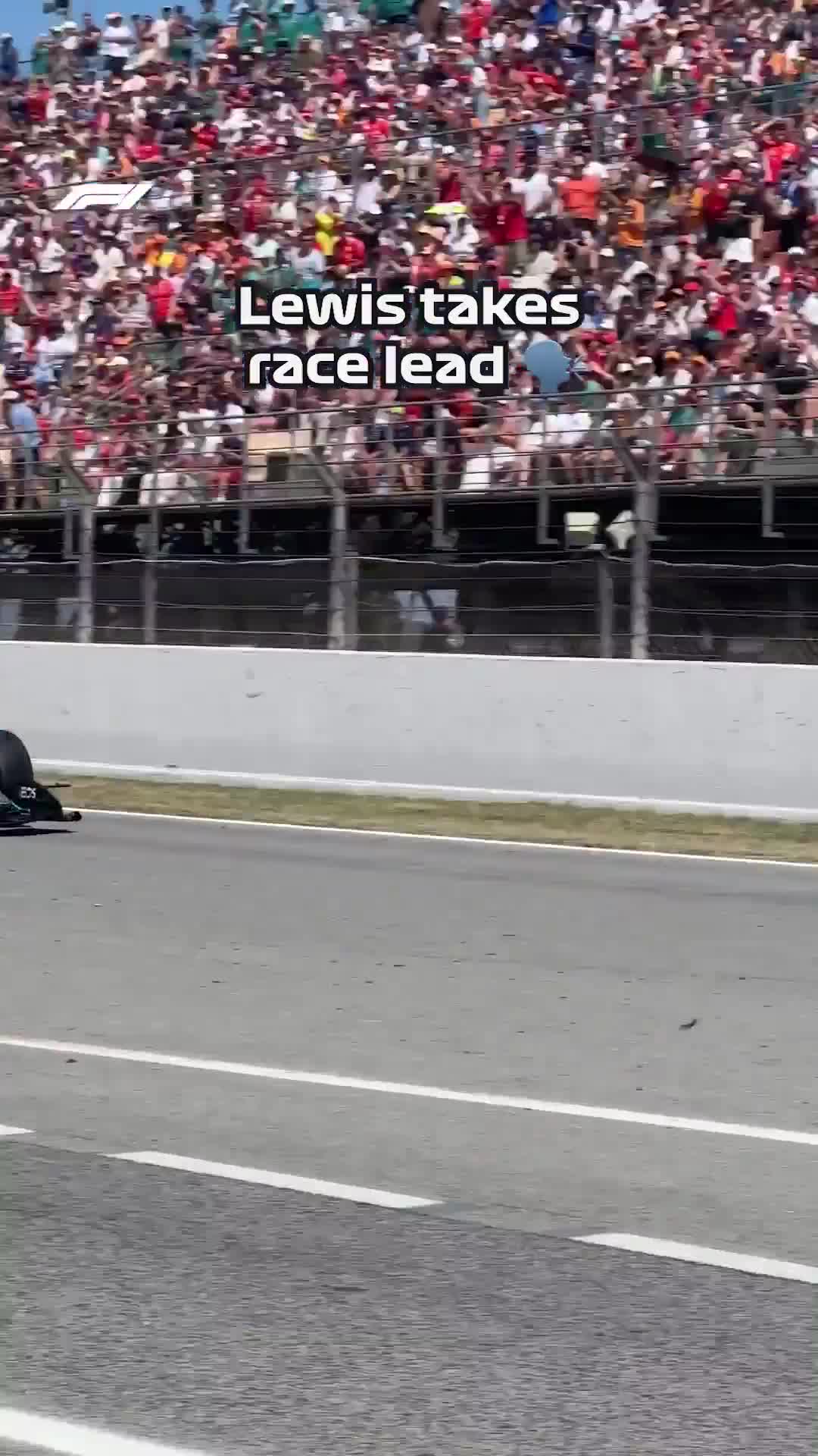Lewis takes the lead – the trackside edition