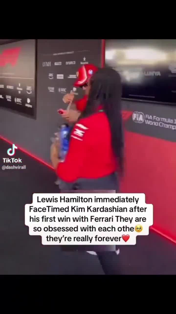 Lewis Hamilton called Kim Kardashian after winning the race