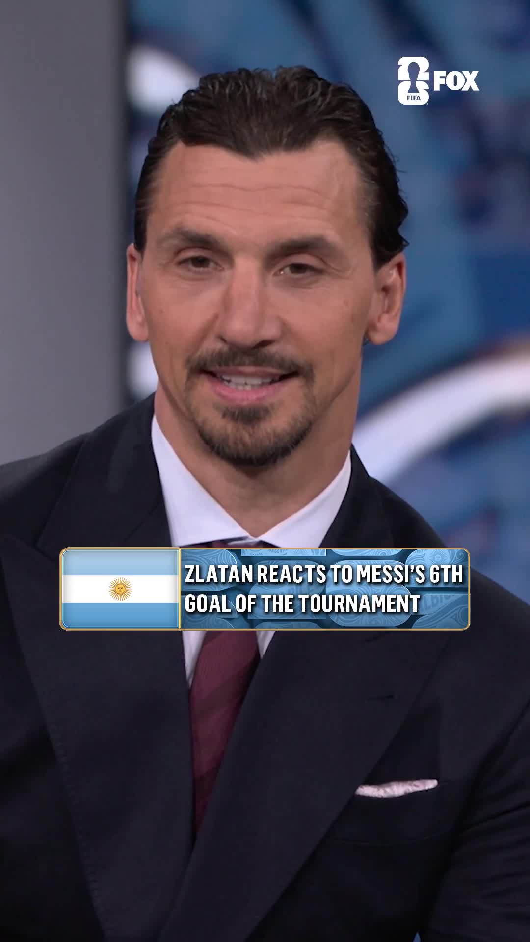 Zlatan speaks on Messi scoring yet another goal for Argentina at this FIFA World Cup
