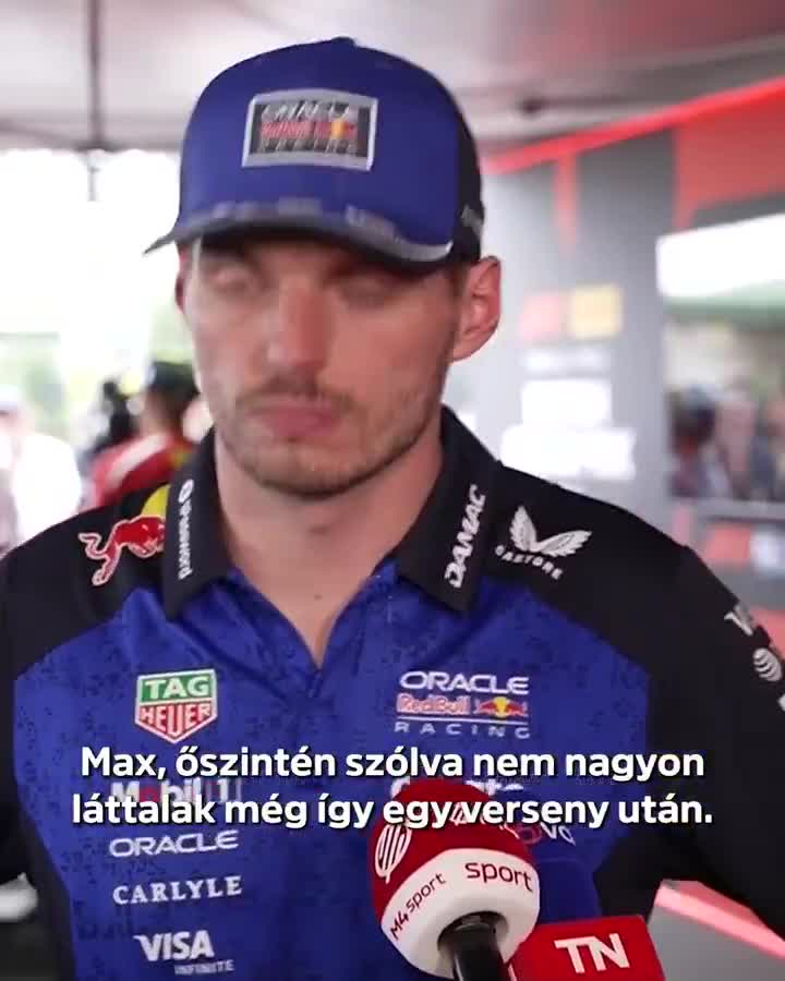 Max Verstappen on the accident
