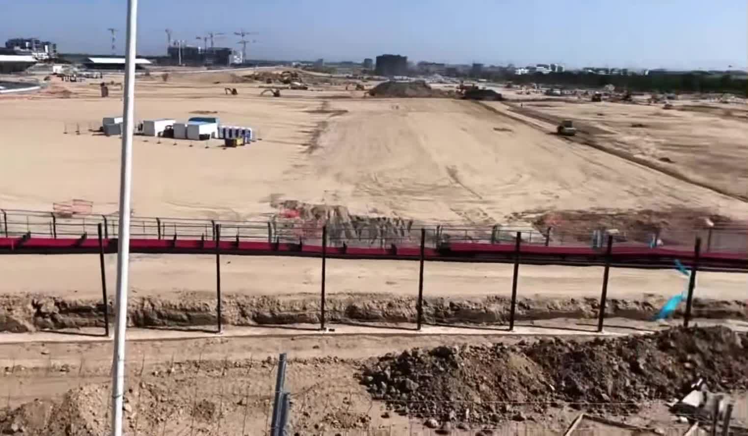 Ferrari is already on the track at MadRing It's the first Formula 1 car to take to the track