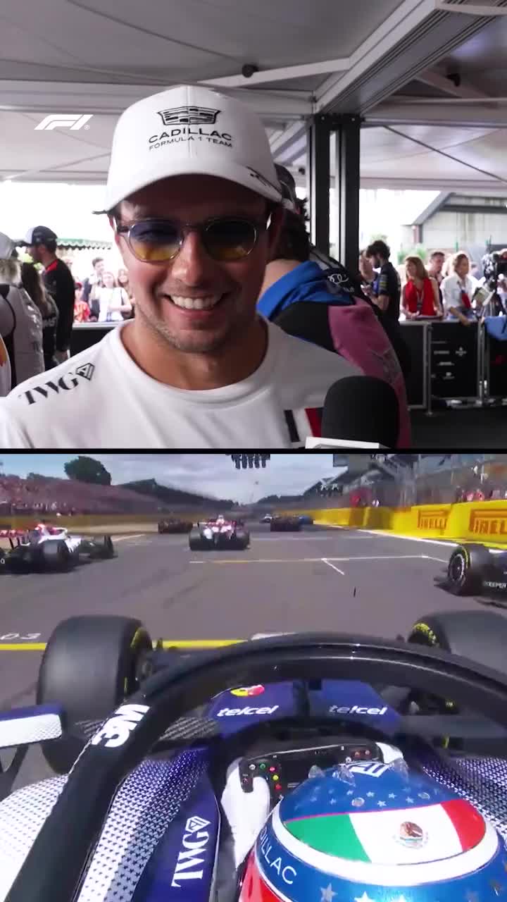 Checo y Franco hicieron equipo en la salida de Silverstone 🇦🇷🤝🇲🇽vía- @espnf1