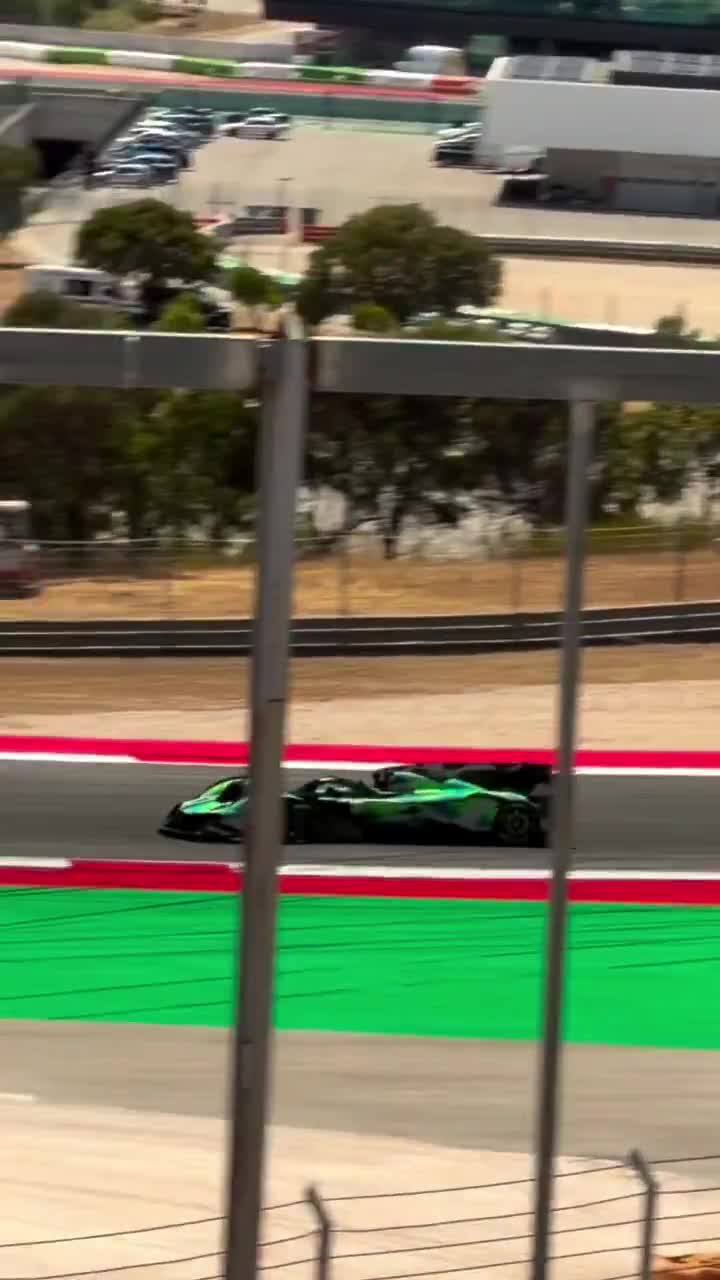 This time running with a green camouflage livery. The prototype was seen testing on the main straight.
