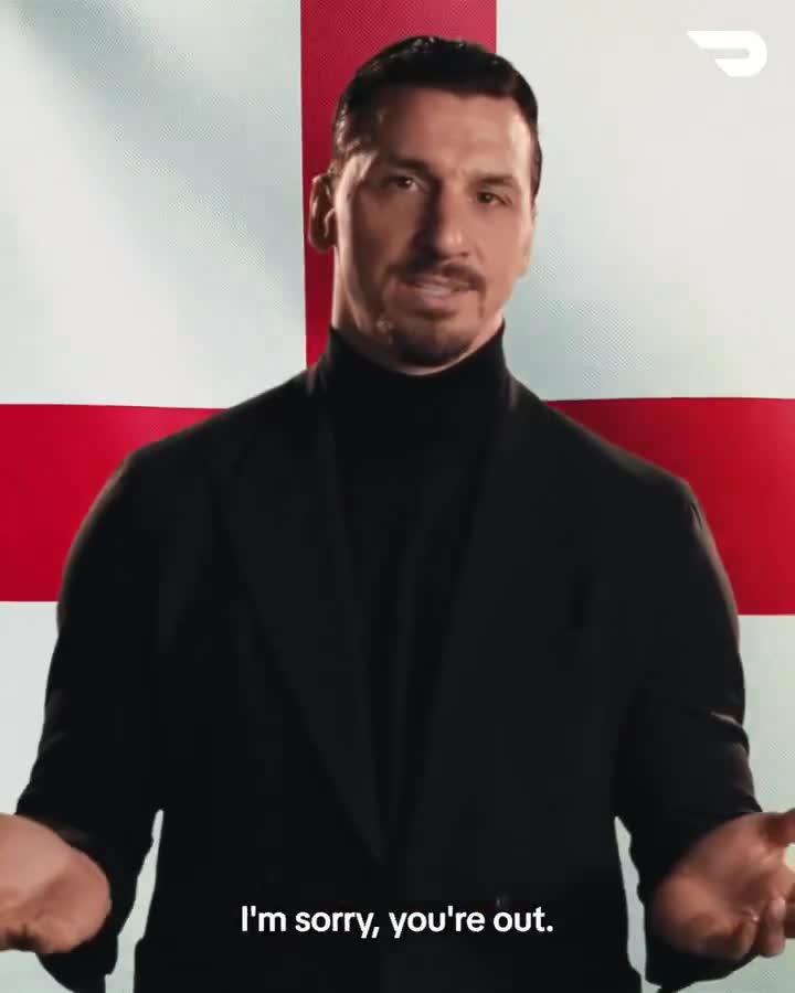 Zlatan’s reaction to Argentina eliminating England from the World Cup