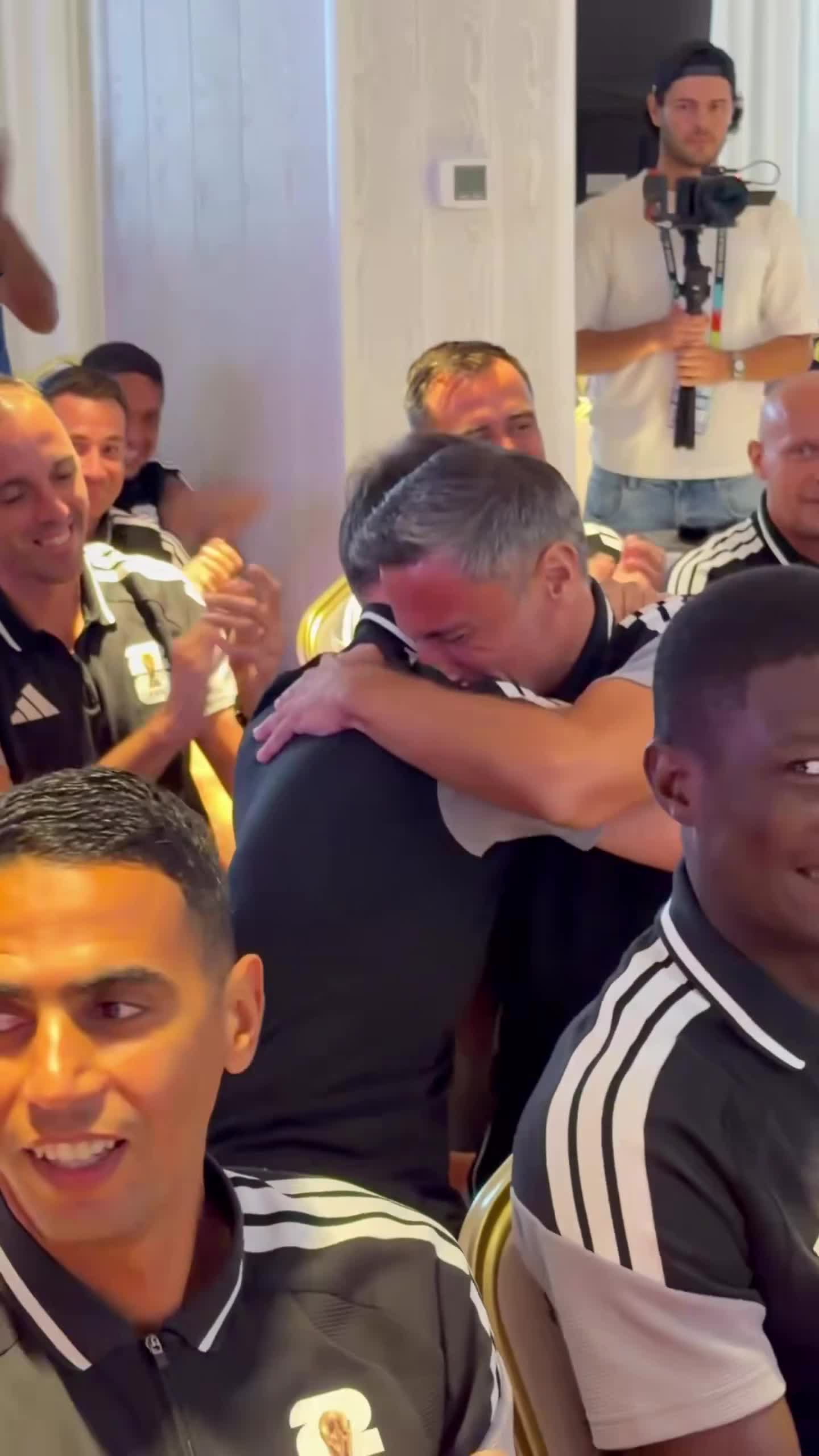 Slovene referee Slavko Vinčić's tears after being appointed as the referee for the World Cup final
