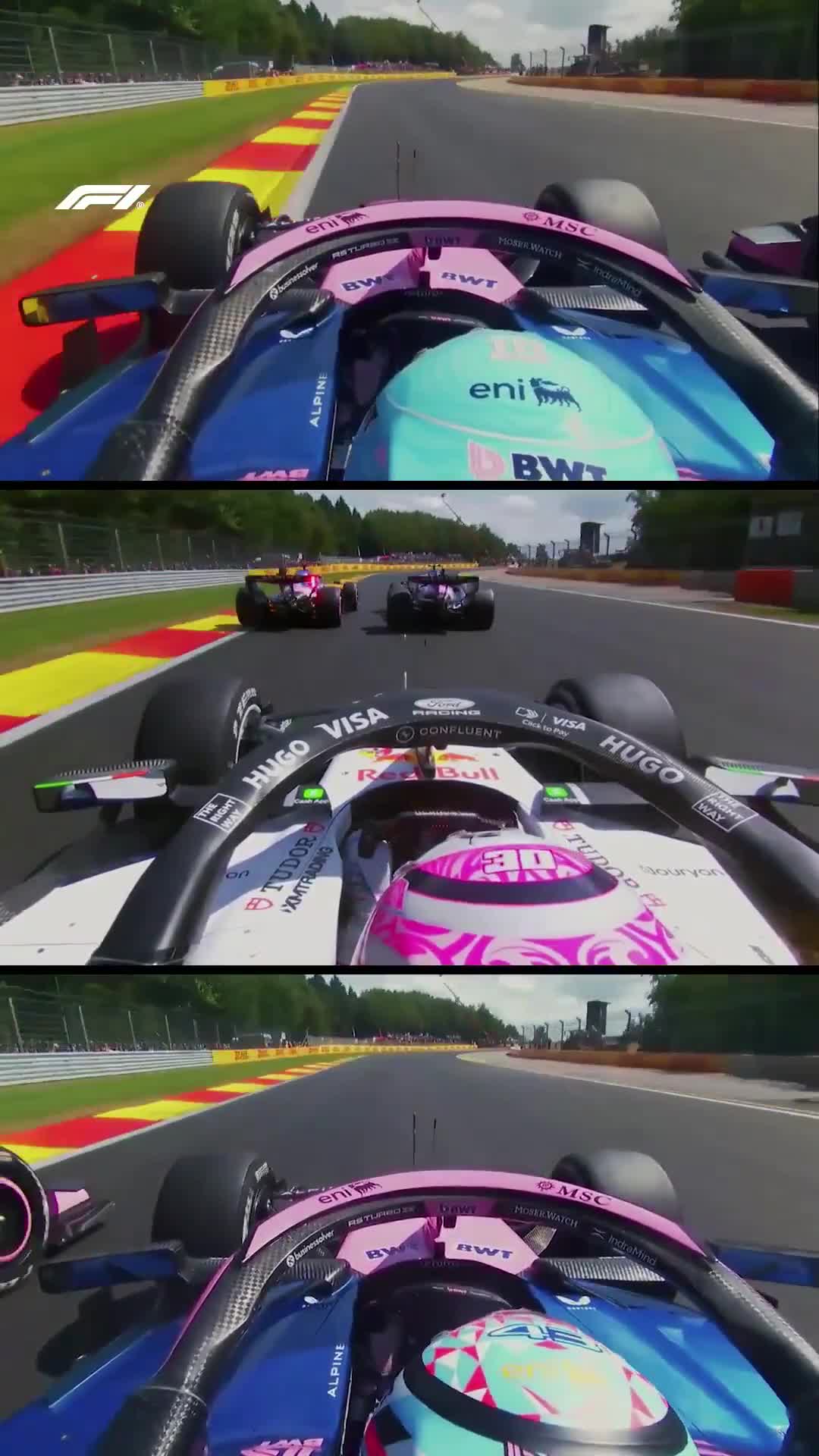 Epic footage and unbelievable racing as Colapinto gets past Lawson and Gasly