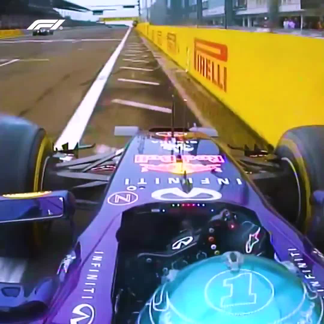 Sebastian Vettel’s 360-degree save after losing control at the 2014 Hungarian GP