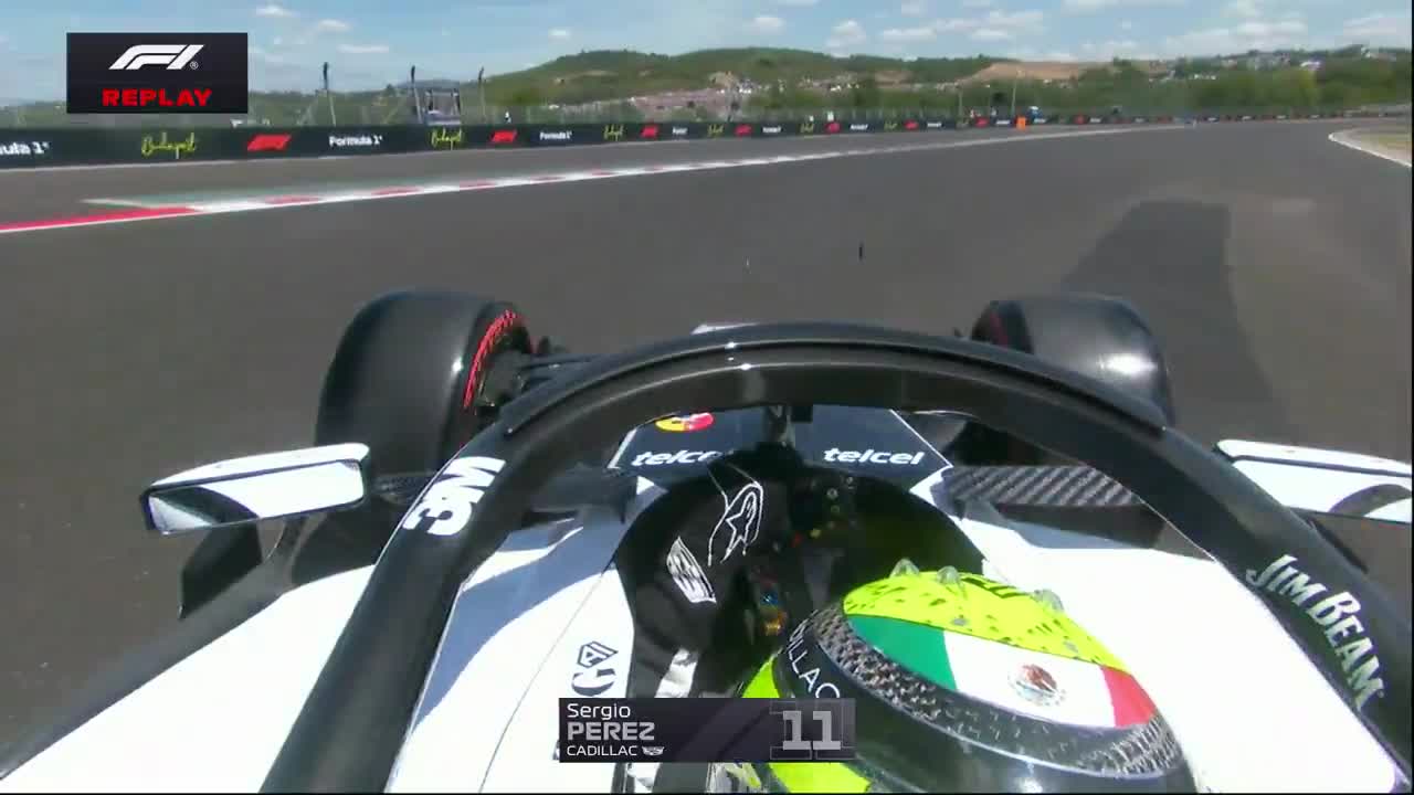 Here's the moment Checo's involvement in FP3 came to an end