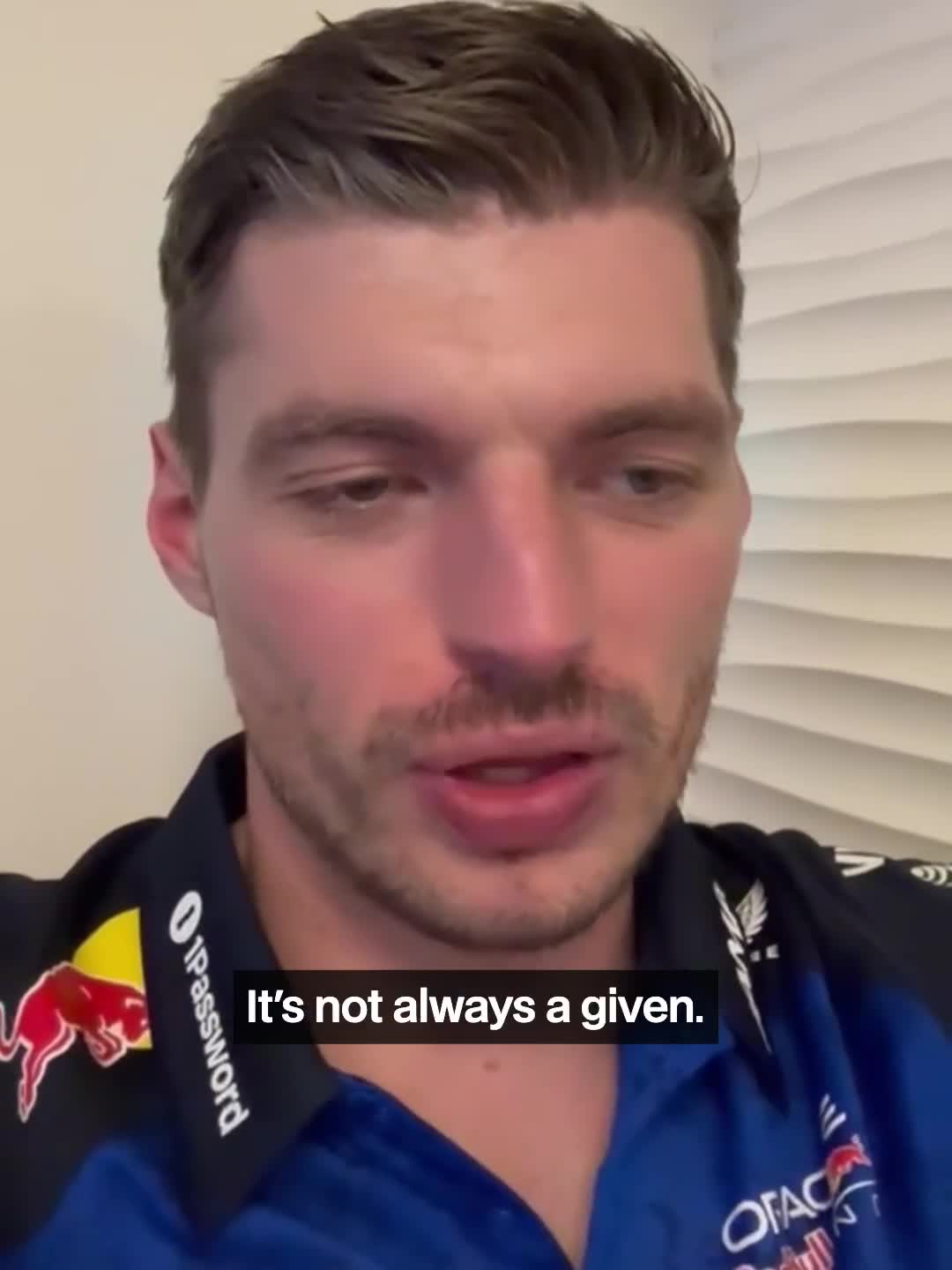 max’s message for alex’s 100th grandprix