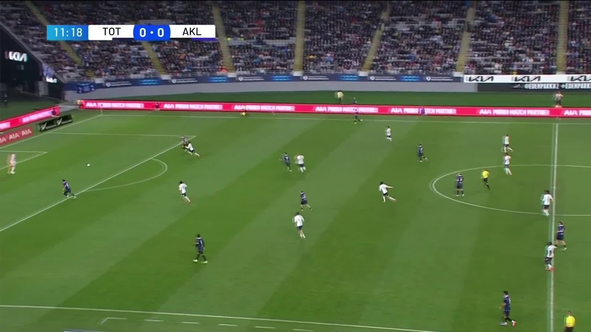 Auckland 0 - 1 Tottenham Hotspur - Dane Scarlett 12'