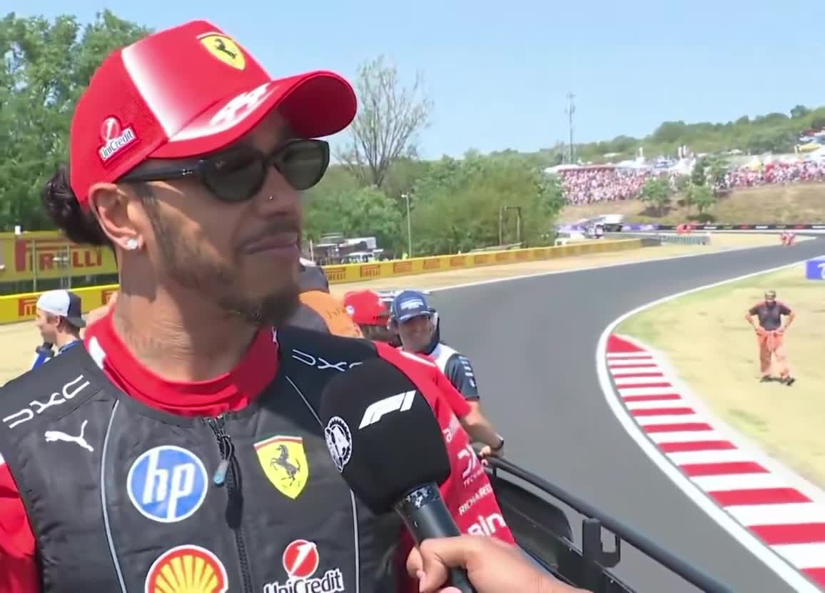 Lewis Hamilton pre-race