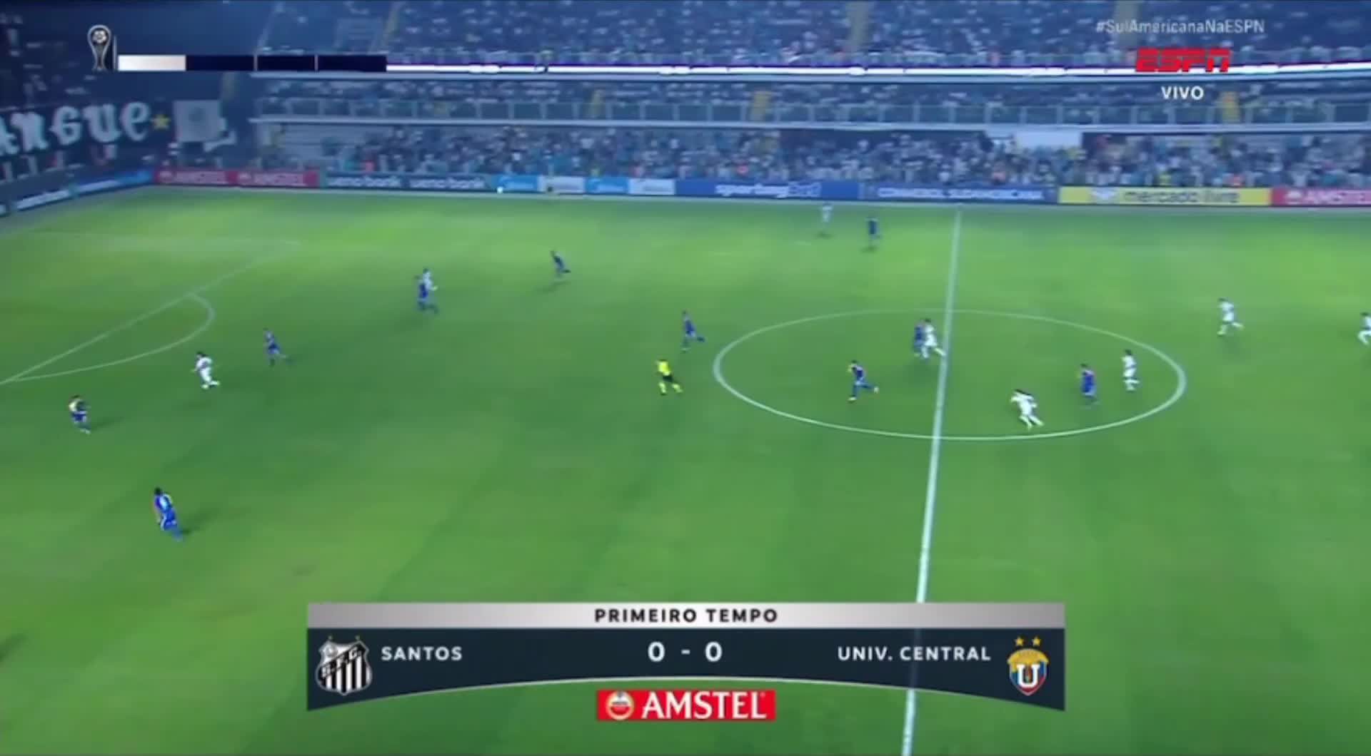 Santos 0 - 1 Universidad Central
