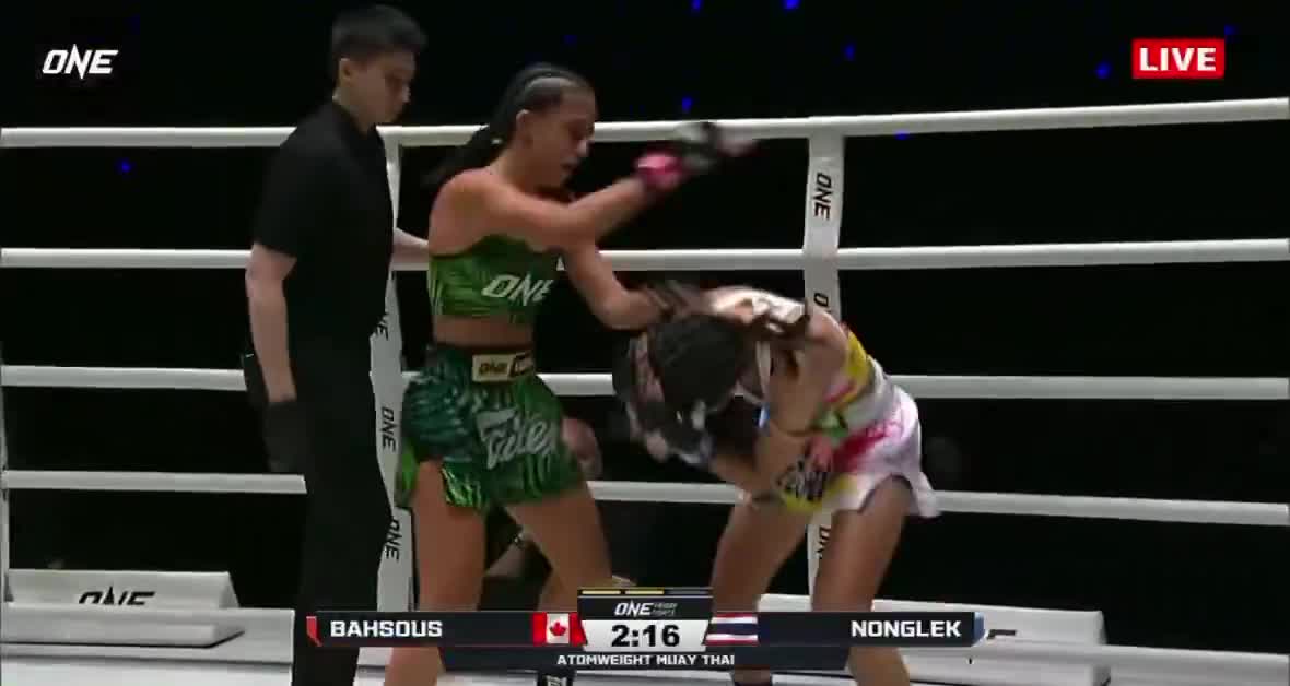[SPOILER] Olivia Bahsous vs. Nonglek Lukjampachai ONE Friday Fights 164