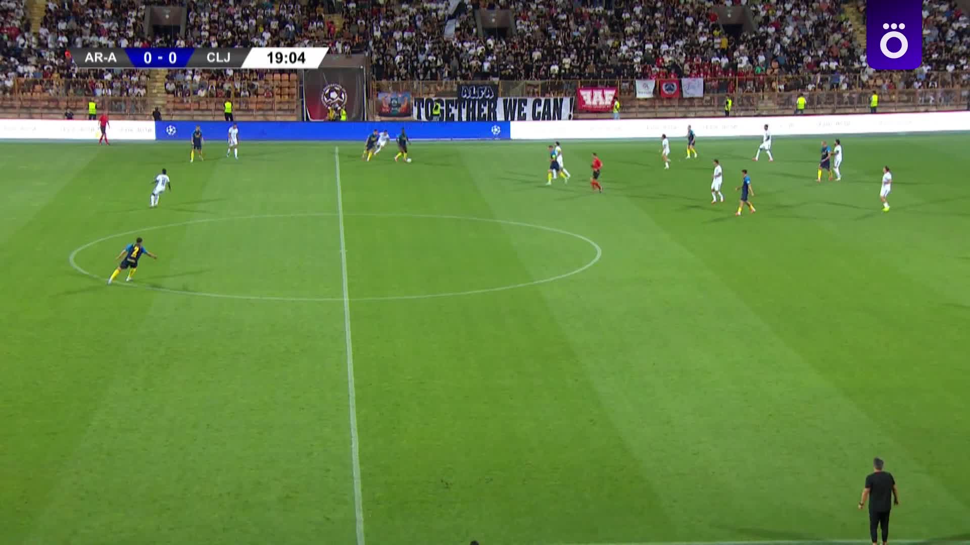 20' Penalty awarded for handball