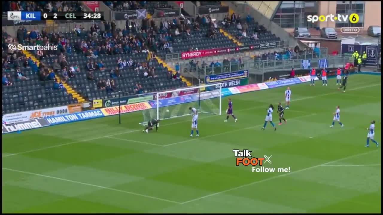 Kilmarnock 0 - 3 Celtic - Kasper Høgh  35'