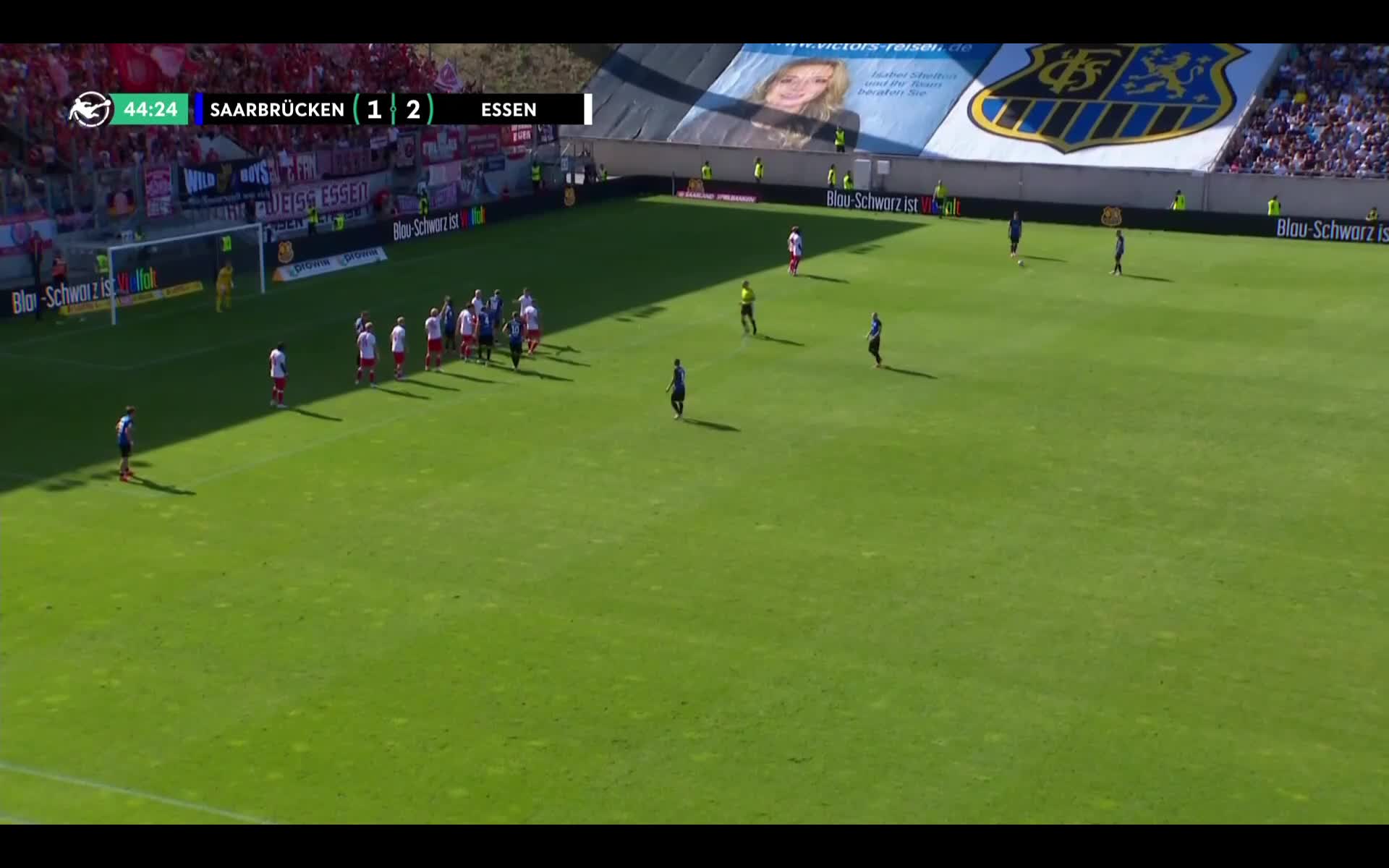 1. FC Saarbrücken - Rot-Weiss Essen - DFB Play — Mozilla Firefox 2026-08-09 16-17-57