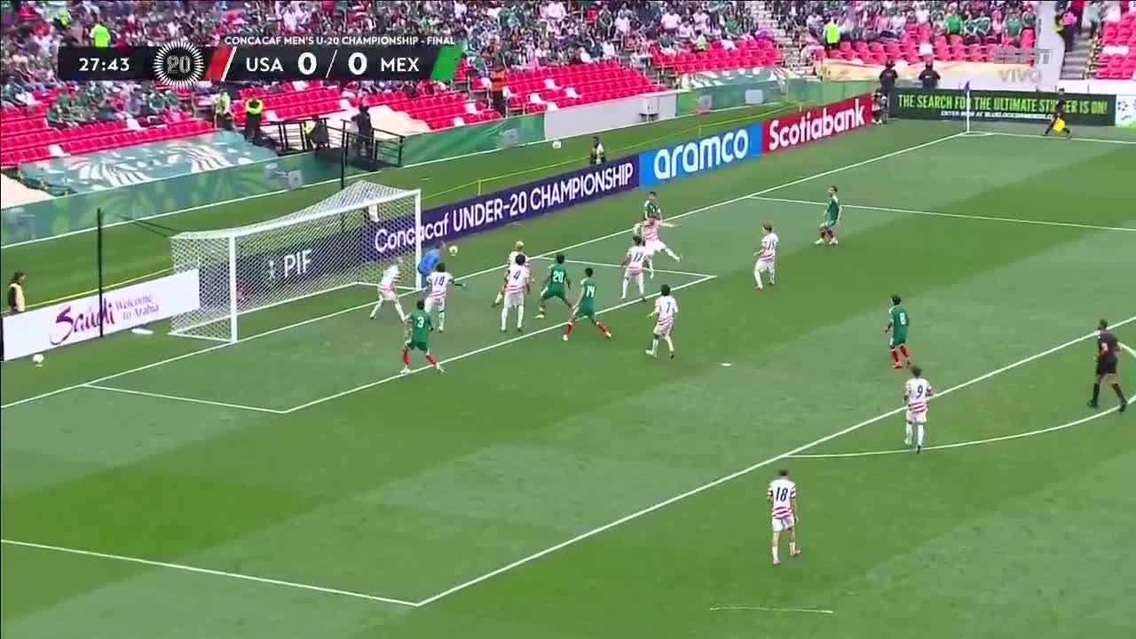 USA U20 0 - 1 Mexico U20
