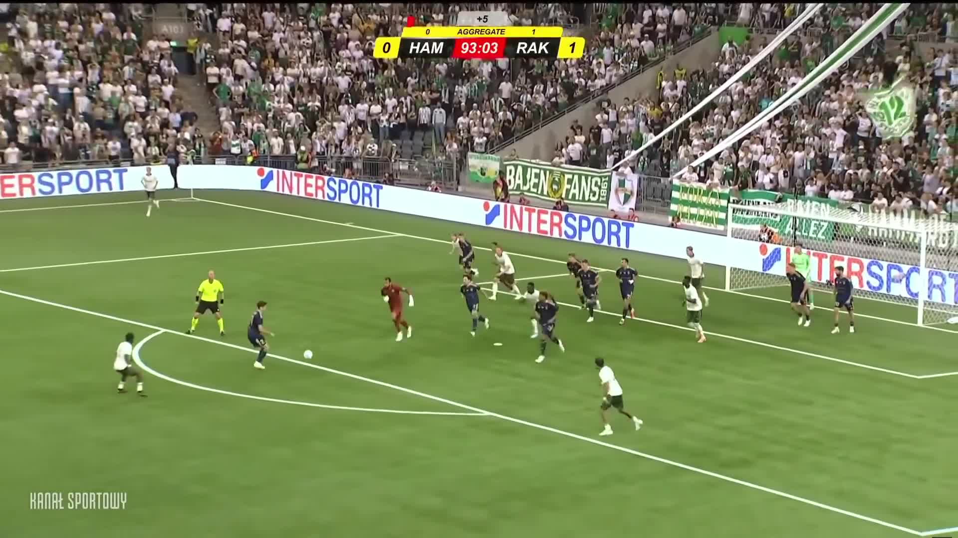 Hammarby - Raków 90+4 OFR penalty overturned