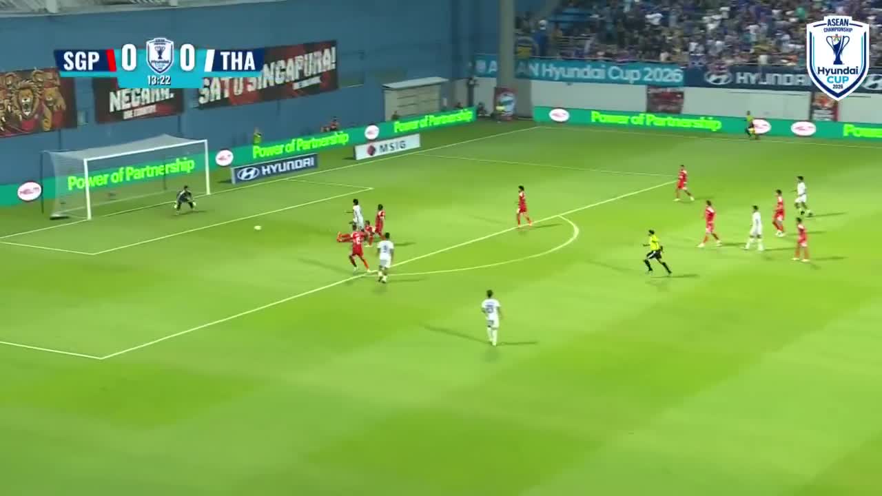 Singapore 0 - 1 Thailand - Teerasak 14'