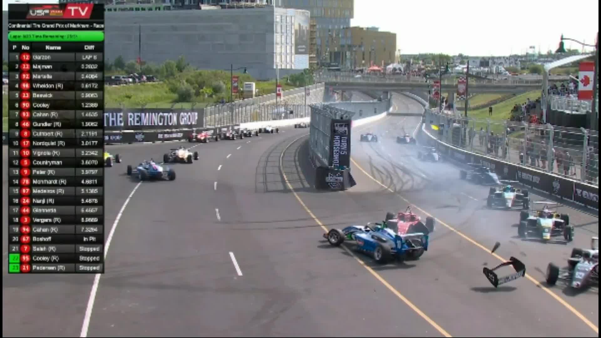 The Markham hairpin has already claimed its first victims