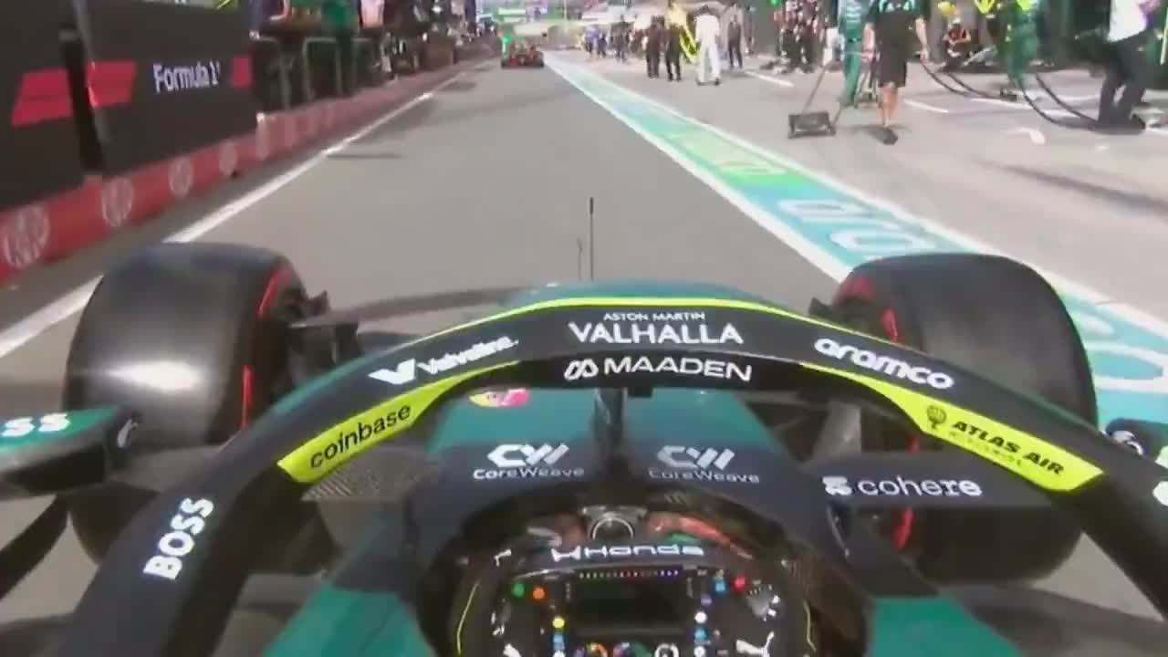 Lance Stroll spotted Bortoleto and Bearman leaving the pit lane under a red light at Zandvoort