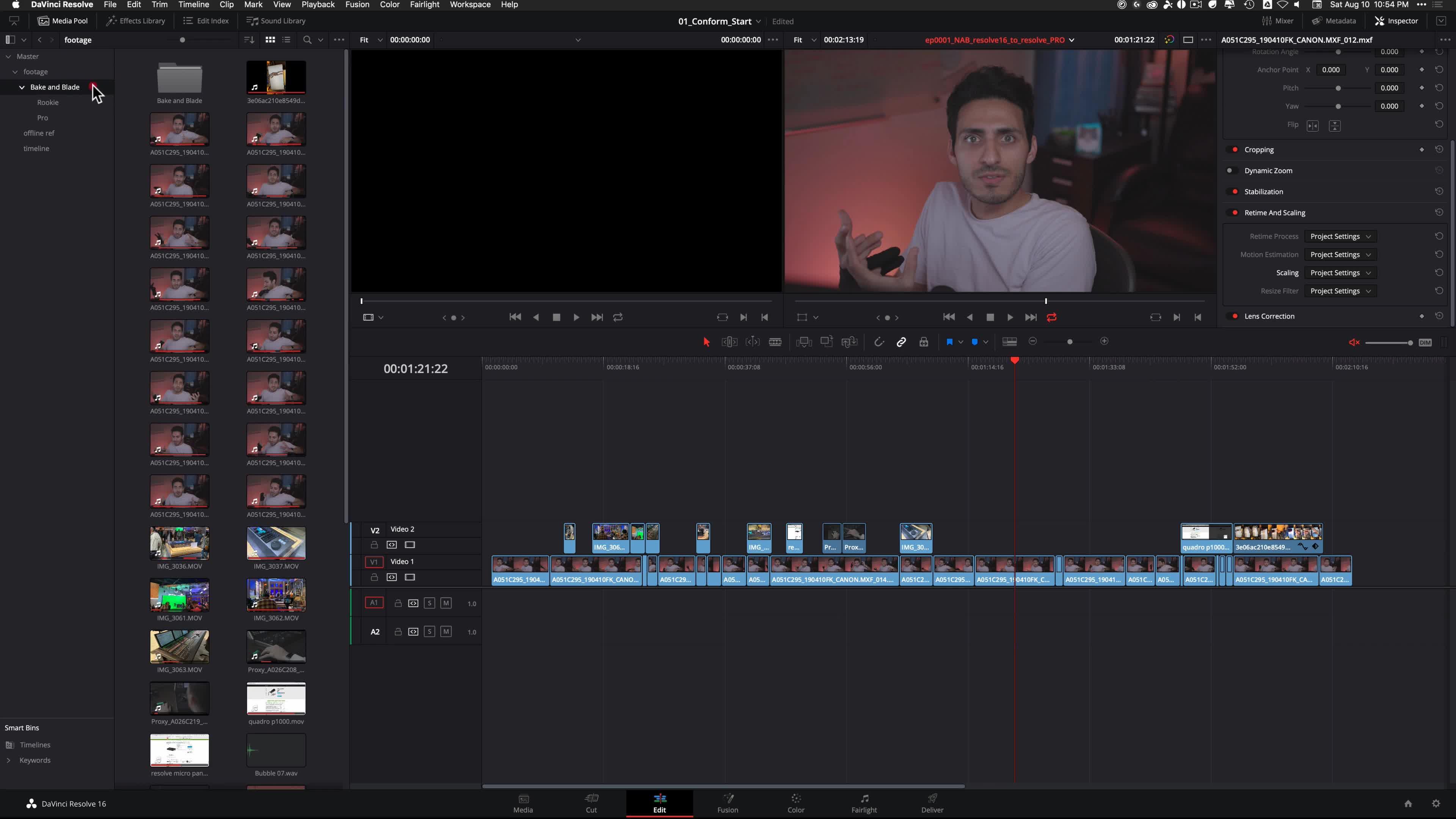 07 - NLE to Resolve Timeline Prep - Bake and Blade