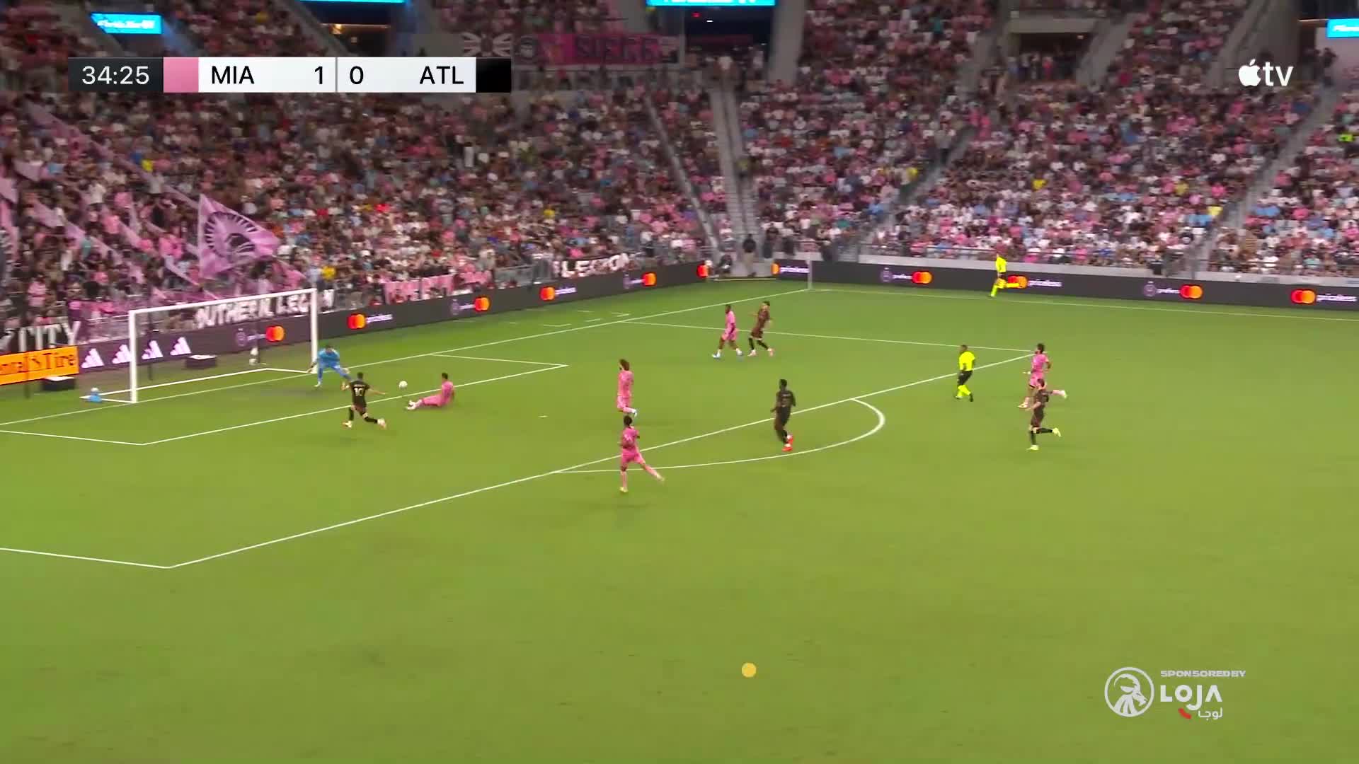 Inter Miami FC 1 -[1] Atlanta United - Miguel Almiron 35'