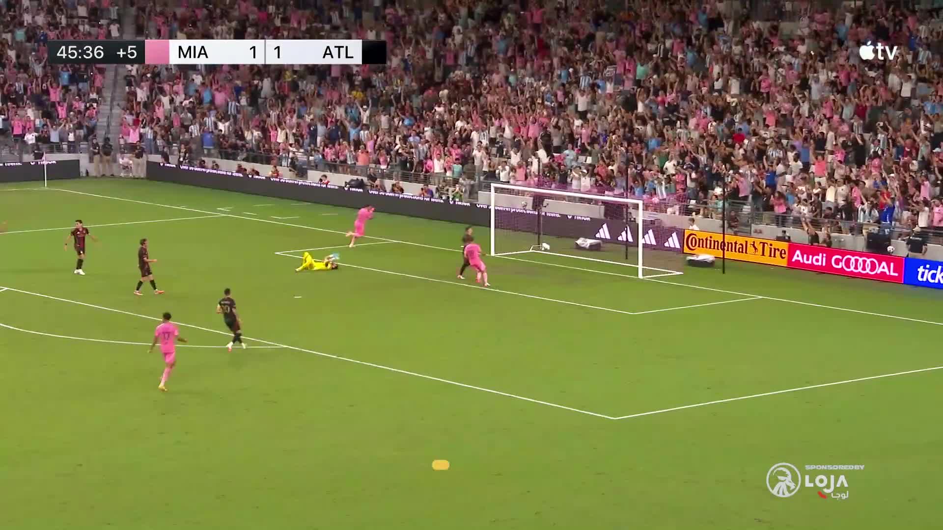 Inter Miami FC [2] - 1 Atlanta United - Luis Suarez 45+1'
