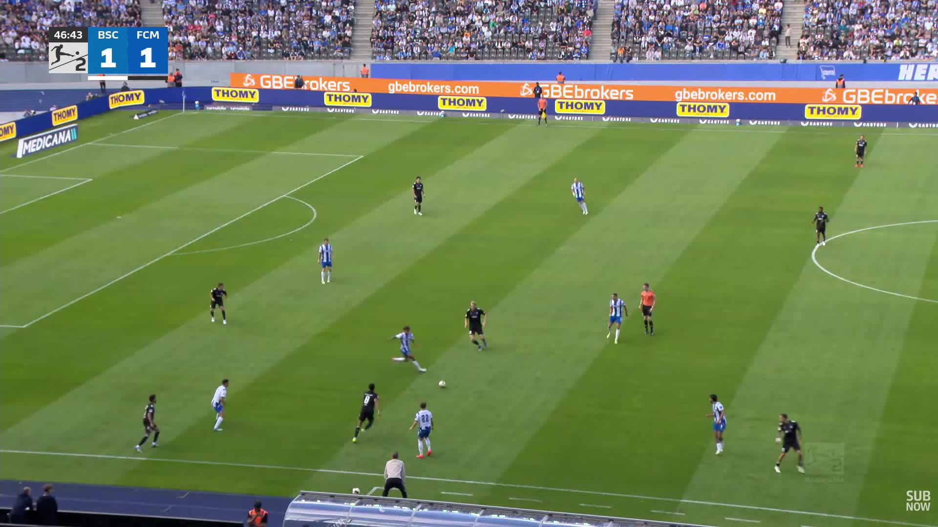 LIVE 🔴 Hertha BSC vs. 1. FC Magdeburg _ Matchday 4 - Bundesliga 2 2026_27 - YouTube - Google Chrome 2026-09-06 13-37-48