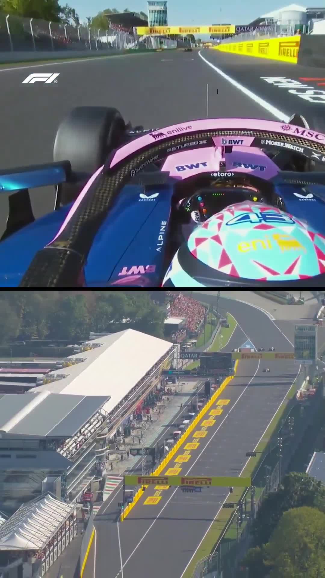 Franco Colapinto makes a double overtake as the VSC ends
