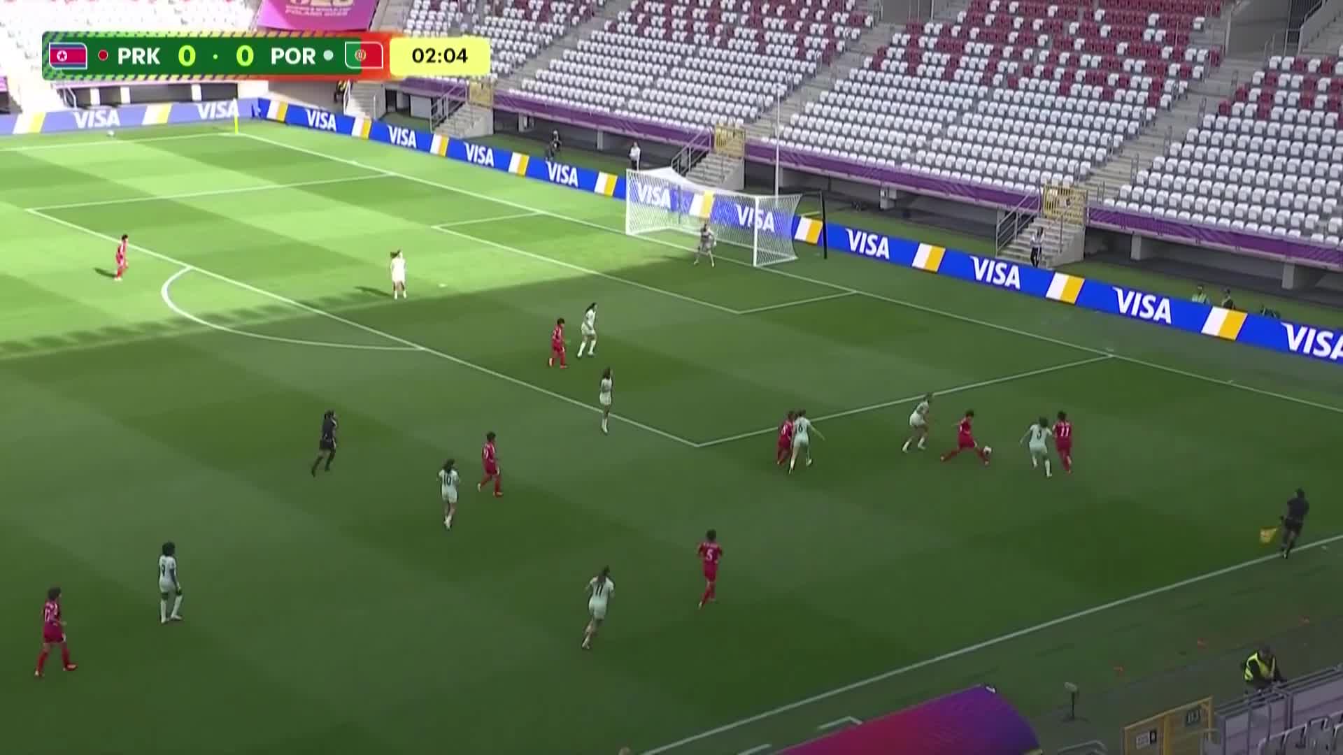 260907 PRKPOR 03' Goal disallowed for offside after VAR intervention, big mistake by AR1