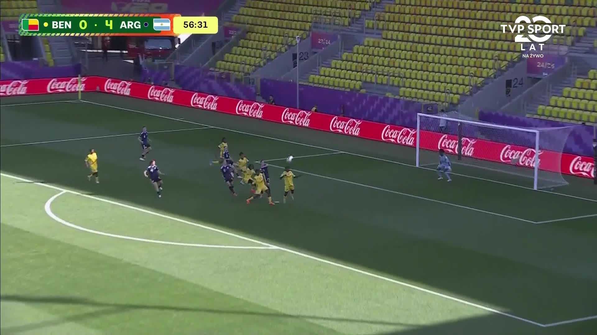 260908 BENARG 57' Penalty awarded for handball after good onside by AR1