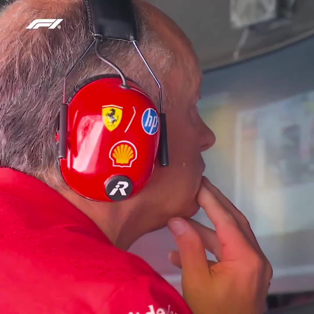 When Lewis Hamilton tried to nurse his damaged Ferrari back to the pit lane, but couldn't make it