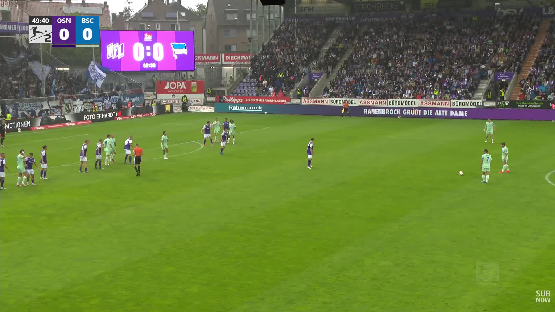 LIVE 🔴 VfL Osnabrück vs. Hertha BSC _ Matchday 5 - Bundesliga 2 2026_27 - YouTube - Google Chrome 2026-09-13 13-38-33
