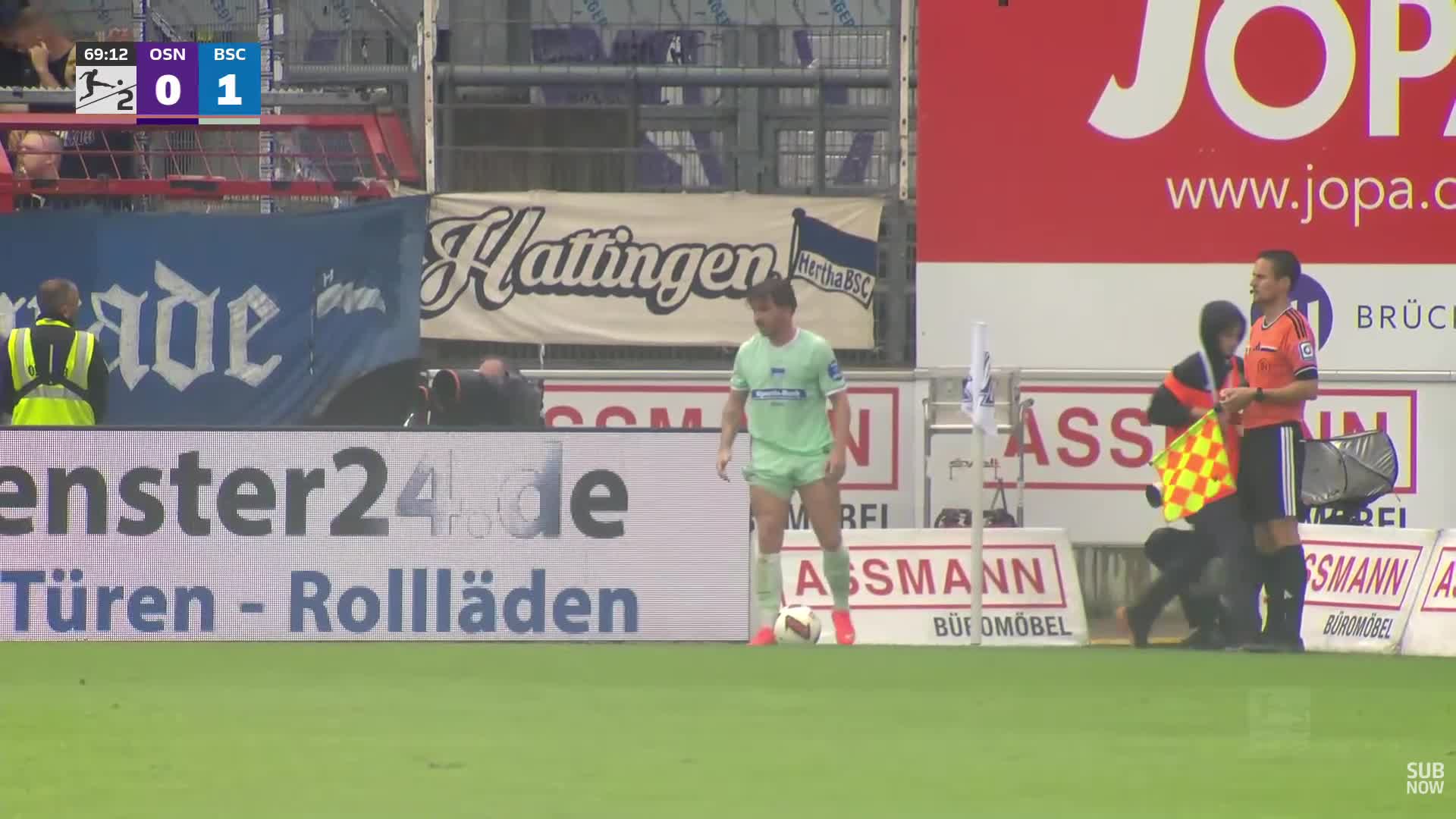 LIVE 🔴 VfL Osnabrück vs. Hertha BSC _ Matchday 5 - Bundesliga 2 2026_27 - YouTube - Google Chrome 2026-09-13 13-58-15
